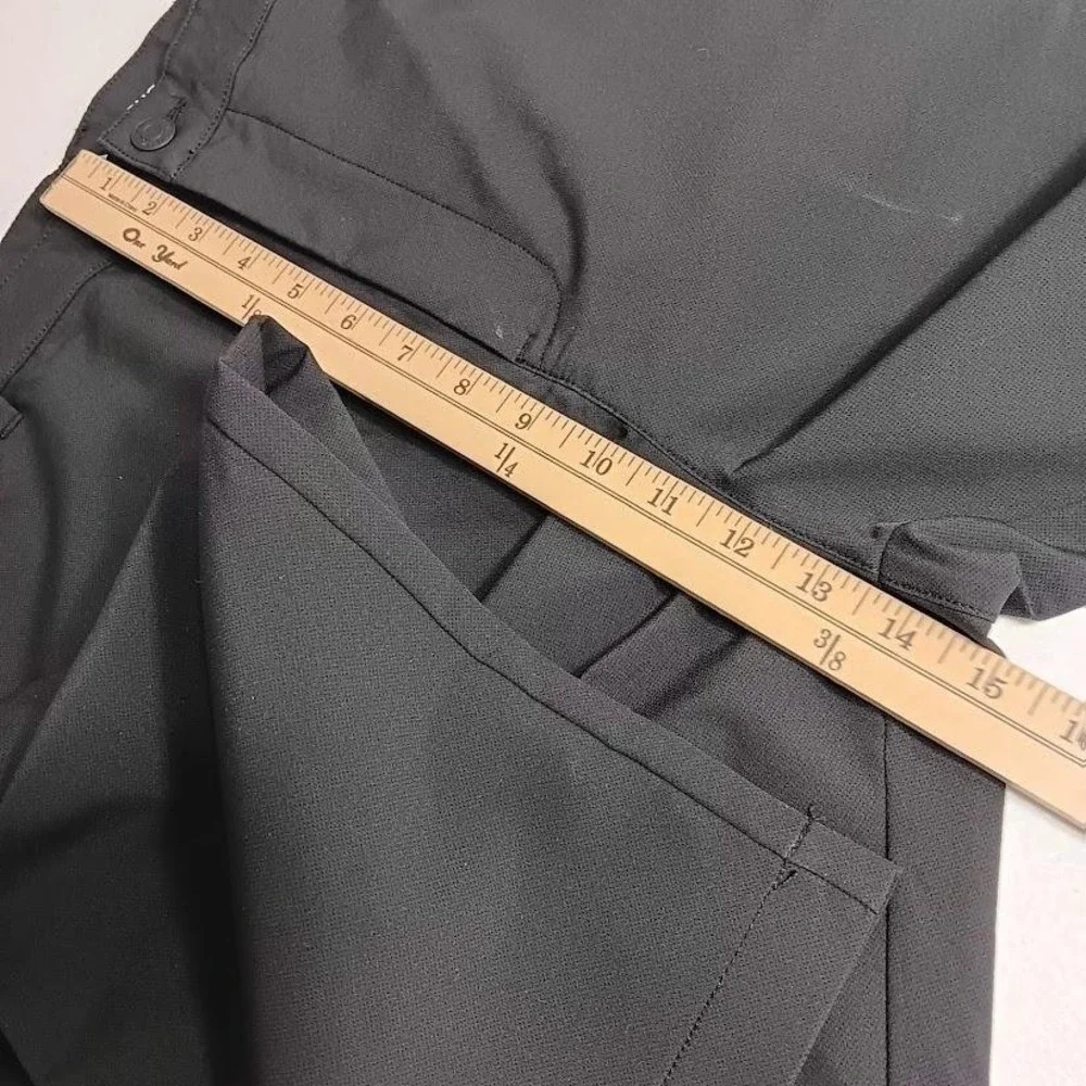 Banana Republic Pants Mens 40x32 Black‎ Slim Fit Microfiber Zip Pocket Trousers